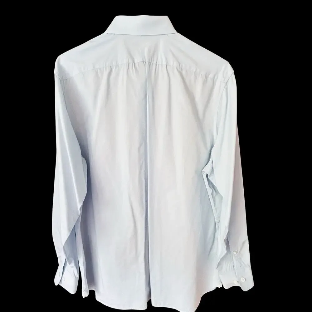 Two Banana Republic Men’s Slim Fit Long Sleeve Button Up Blue&White Shirts XL